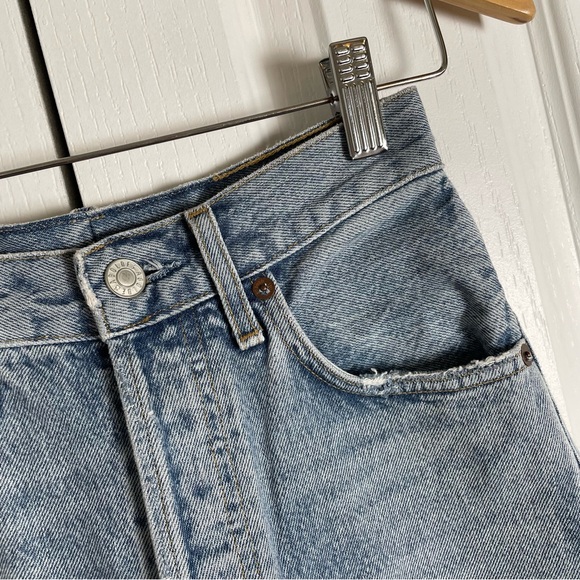 Vintage 90s AGOLDE Pinch Waist Straight Leg Jeans Womens 24” Waist *See Listing* - Picture 4 of 16